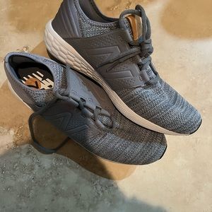 New balance men’s gym training everyday athletic shoes grey white